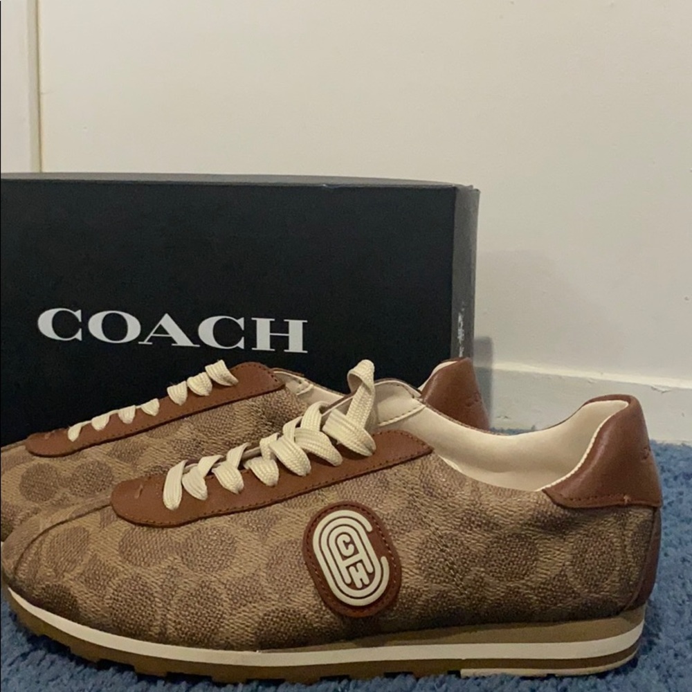 Coach brown sneakers